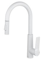 Смеситель для кухонной мойки Wonzon & Woghand WW-A20782-MW белый матовый