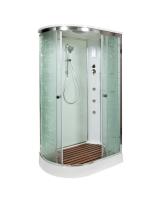 Душевая кабина AvaCan 120x90 EM2012RGM+EL профиль хром