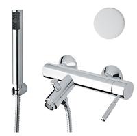 Смеситель для ванны Webert Rimini RI850101740 белый матовый