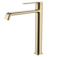 Смеситель AQUAme Asti AQM6414BG шлифованное золото Смеситель AQUAme Asti AQM6414BG шлифованное золото