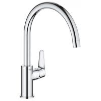 Смеситель для кухонной мойки  Grohe Bau curve 31536001 хром Смеситель для кухонной мойки  Grohe Bau curve 31536001 хром