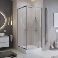 Душевой уголок 100x100 см BelBagno UNO-195 Uno-195-a-2-100-c-cr хром Душевой уголок 100x100 см BelBagno UNO-195 Uno-195-a-2-100-c-cr хром