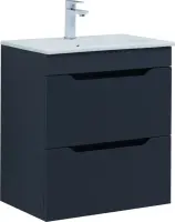 Тумба под раковину Aquanet Практика 60 см 00330458 подвесная маренго