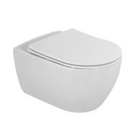 Унитаз подвесной безободковый с сиденьем  Cezares COMFORT CZR-191-TH/CZR-2316-SC Унитаз подвесной безободковый с сиденьем  Cezares COMFORT CZR-191-TH/CZR-2316-SC