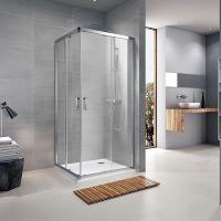 Душевое ограждение квадратное 90х90x190 Koller Pool GRACE стекло прозрачное Душевое ограждение квадратное 90х90x190 Koller Pool GRACE стекло прозрачное