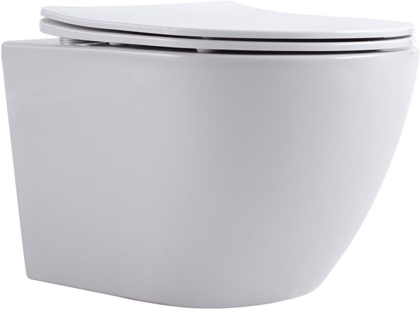 Унитаз подвесной Aquanet Cetus W Short безободковый с микролифтом