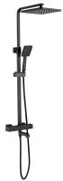 Душевая система с термостатом ESKO Singapore black STT5054 BL черный матовый Душевая система с термостатом ESKO Singapore black STT5054 BL черный матовый