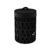 Корзина для белья WasserKRAFT Mosel WB-460-L черная