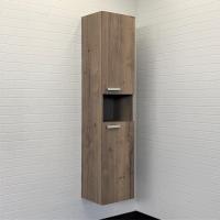 Пенал Comforty Никосия 35x160 см 00-00009554 подвесной дуб темный