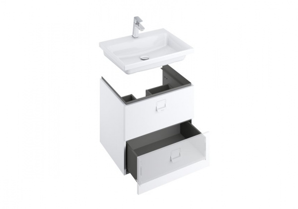 Умывальник подвесной керамический Ravak COMFORT 600 XJX01260001 Умывальник подвесной керамический Ravak COMFORT 600 XJX01260001