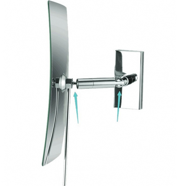 Зеркало косметическое Bemeta 116201222 подвесное хром глянцевый