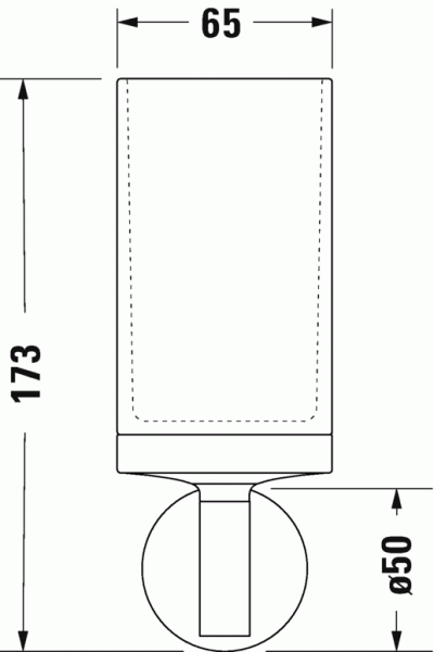 Держатель для стакана DURAVIT Starck T 0099314600 Держатель для стакана DURAVIT Starck T 0099314600