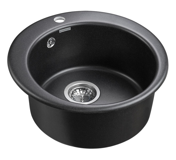 Мойка для кухни кварцевая 48x48 Paulmark PM404800-BL Мойка для кухни кварцевая 48x48 Paulmark PM404800-BL