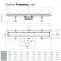 Душевой лоток Pestan Confluo Frameless Line 13701214 Душевой лоток Pestan Confluo Frameless Line 13701214
