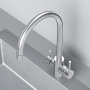 Смеситель для кухонной мойки Am.Pm X-Joy S с каналом для фильтра F85B07700 хром глянцевый