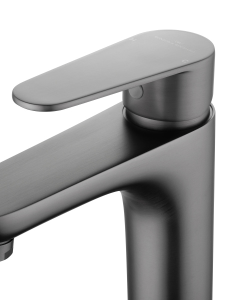 Смеситель для раковины Wonzon & Woghand Alfa WW-A40202-BGG темный графит брашированный