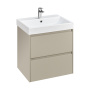Тумба под раковину Roca Ona 60 см A857613510 подвесная серая