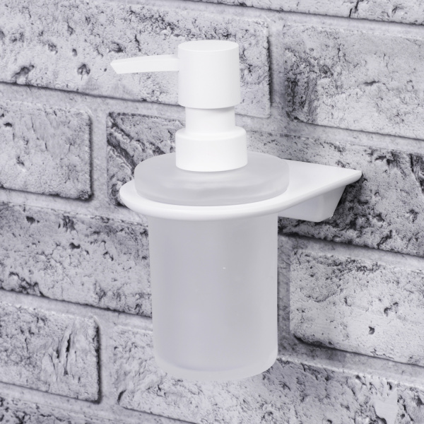Дозатор для жидкого мыла WasserKRAFT Kammel K-8399WHITE Дозатор для жидкого мыла WasserKRAFT Kammel K-8399WHITE