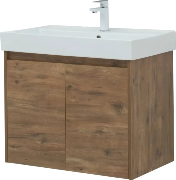 Тумба под раковину Aquanet Nova Lite 70 см 00298852 подвесная дуб рустикальный