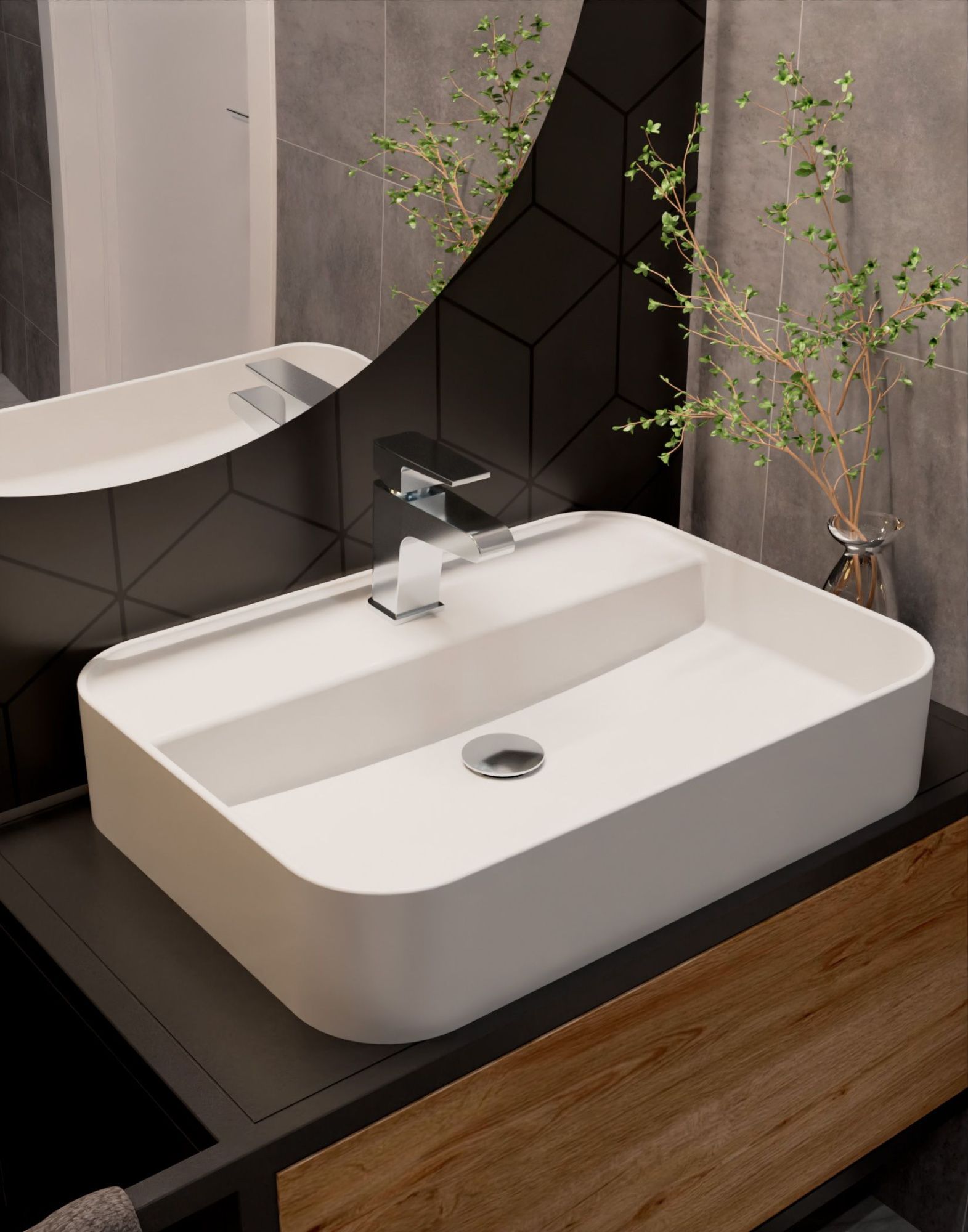 Смеситель с донным клапаном AQUAme Prato AQMP6121 хром Смеситель с донным клапаном AQUAme Prato AQMP6121 хром