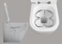 Безободковый унитаз  Disegno Ceramica Loom LO002RIM01  белый Безободковый унитаз  Disegno Ceramica Loom LO002RIM01  белый