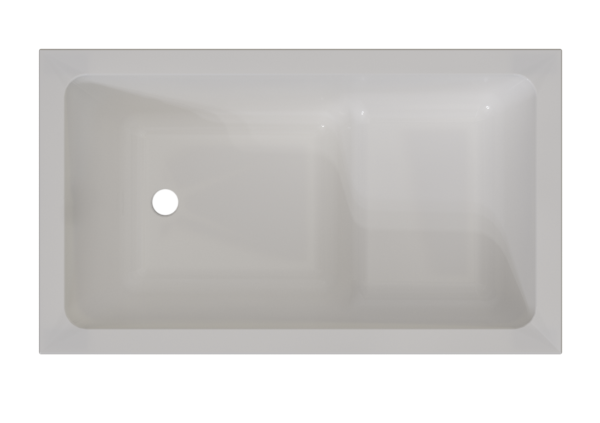 Ванна акриловая Radomir Джоанна 120x70 2-01-0-0-1-253Р белая пристенная с каркасом