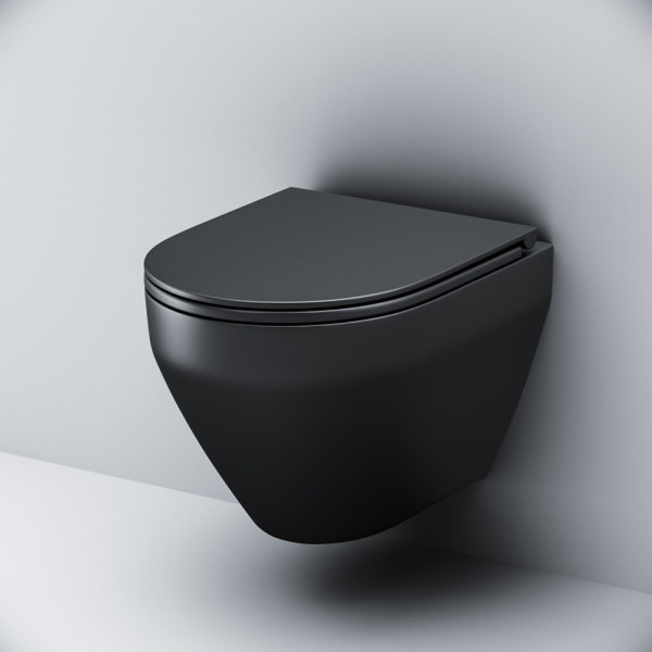 Унитаз подвесной AM.PM Spirit V2.0 FlashClean с сиденьем микролифт C701700MBSC Унитаз подвесной AM.PM Spirit V2.0 FlashClean с сиденьем микролифт C701700MBSC