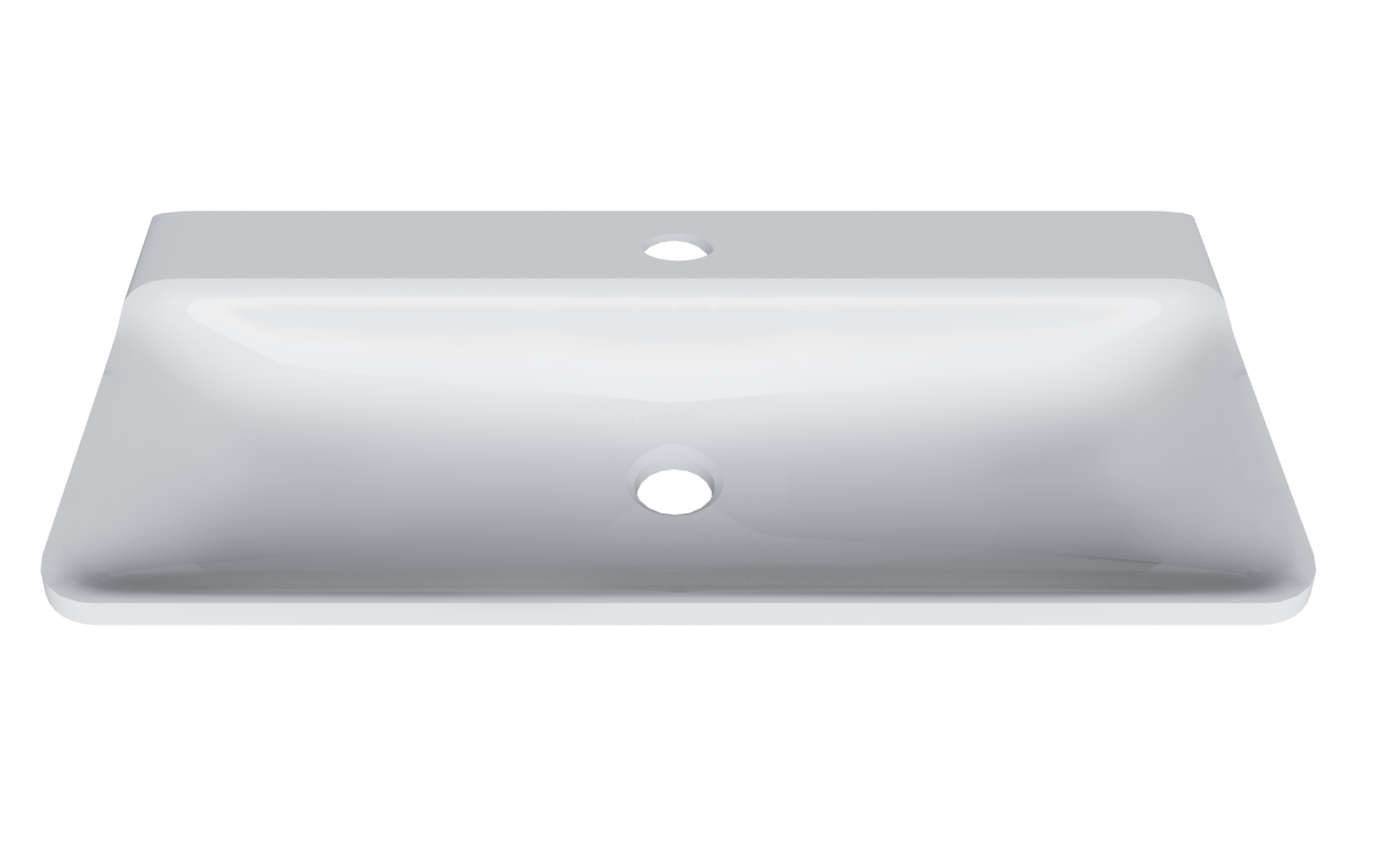 Мебельная раковина Madera Solo 4680173710430 60 см белая глянцевая