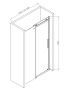 Душевая дверь 195х120 см AQUAme AQM4201F-12 хром прозрачный Душевая дверь 195х120 см AQUAme AQM4201F-12 хром прозрачный