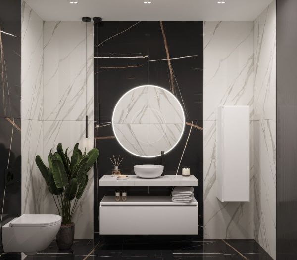 Столешница прямая 120х45 см Armadi Art FLAT CALACATTA 869-120-CLCT Столешница прямая 120х45 см Armadi Art FLAT CALACATTA 869-120-CLCT