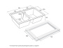 Мойка для кухни каменная 81x50 Paulmark ZWILLING PM238150-BE Мойка для кухни каменная 81x50 Paulmark ZWILLING PM238150-BE