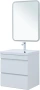 Тумба под раковину Aquanet Нота New 55 см 00335417 подвесная белая глянцевая