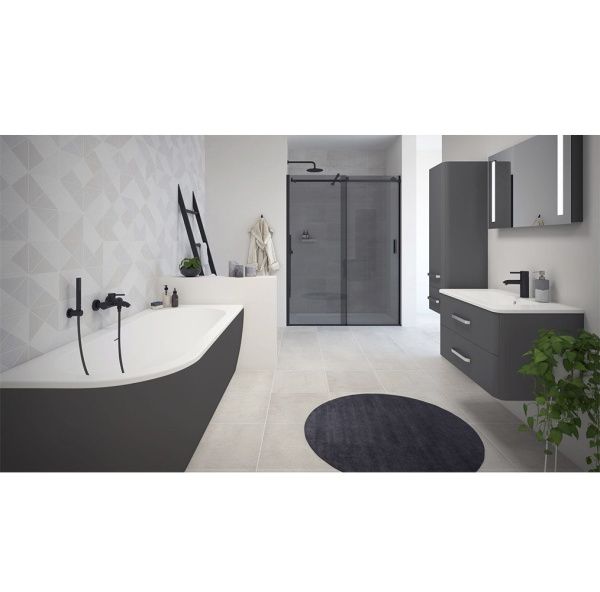 Акриловая ванна угловая 179x79 см Cezares SLIM SLIM CORNER-180-80-60-R-NERO-SET черный матовый Акриловая ванна угловая 179x79 см Cezares SLIM SLIM CORNER-180-80-60-R-NERO-SET черный матовый