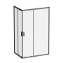 Душевой уголок AM.PM Gem 120x195x80 W90G-403-120280-BT профиль черный