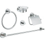 Набор аксессуаров для ванной  Grohe Essentials 40344001 хром Набор аксессуаров для ванной  Grohe Essentials 40344001 хром