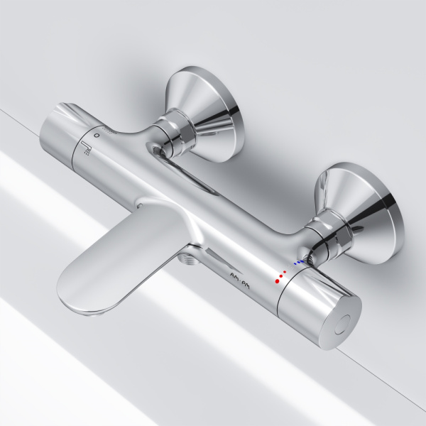 Смеситель для ванны с термостатом Am.Pm Like F8050000 хром глянцевый