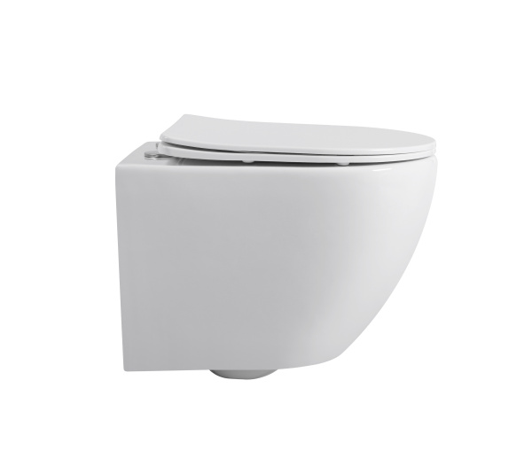 Унитаз подвесной Sapbox Notis SB7062C1-W безободковый с микролифтом