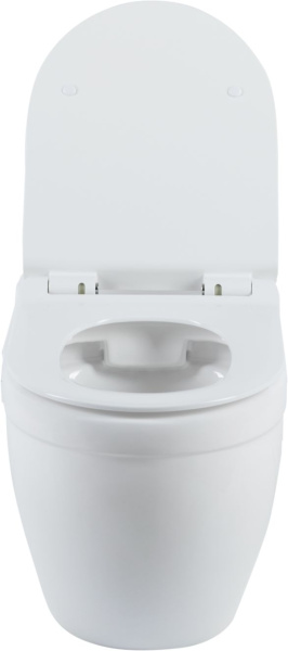 Унитаз подвесной Aquanet Glide-W безободковый с микролифтом