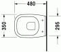 Унитаз подвесной DURAVIT D-Code 22110900002 Унитаз подвесной DURAVIT D-Code 22110900002