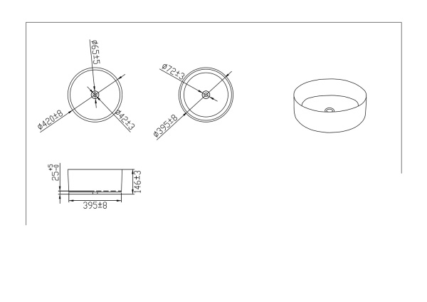 Накладная раковина Bravat Affability C22284W-ENG Накладная раковина Bravat Affability C22284W-ENG