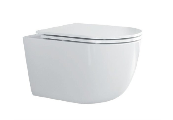 Унитаз Cezares Relax CZR-3806-53-TH-TOR/SC подвесной безободковый с микролифтом