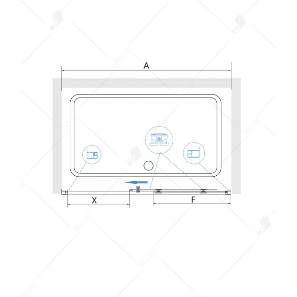 Душевая дверь RGW CL-14 120x185 32091412-11 Душевая дверь RGW CL-14 120x185 32091412-11