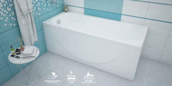 Ванна акриловая Loranto ALBERTO 1700х700 CS00063085 Ванна акриловая Loranto ALBERTO 1700х700 CS00063085