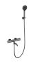 Смеситель для ванны с душем с термостатом и гарнитуром Wonzon & Woghand Inn 2 WW-A2006-A1-BGG темный графит брашированный
