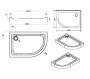 Поддон душевой 120x80 см правосторонний AM.PM Like W83T-302R120W Поддон душевой 120x80 см правосторонний AM.PM Like W83T-302R120W