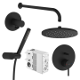 Встроенная душевая система Vitra A4926636EXP матовый черный Встроенная душевая система Vitra A4926636EXP матовый черный
