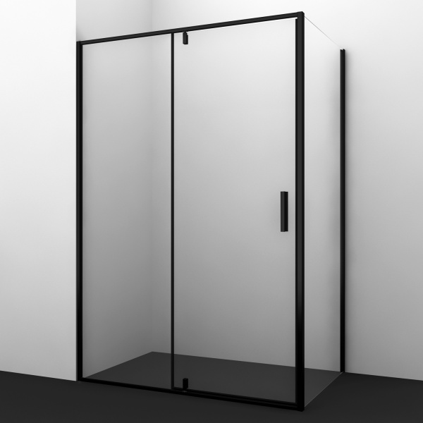 Душевой уголок WasserKRAFT Elbe 120x200x80 74P06 профиль черный