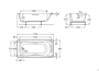 Ванна акриловая Roca BeCool 170x80 прямоугольная ZRU9302852 Ванна акриловая Roca BeCool 170x80 прямоугольная ZRU9302852