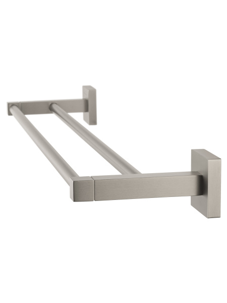 Полотенцедержатель двойной Wonzon & Woghand Polo WW-8911-BN никель брашированный