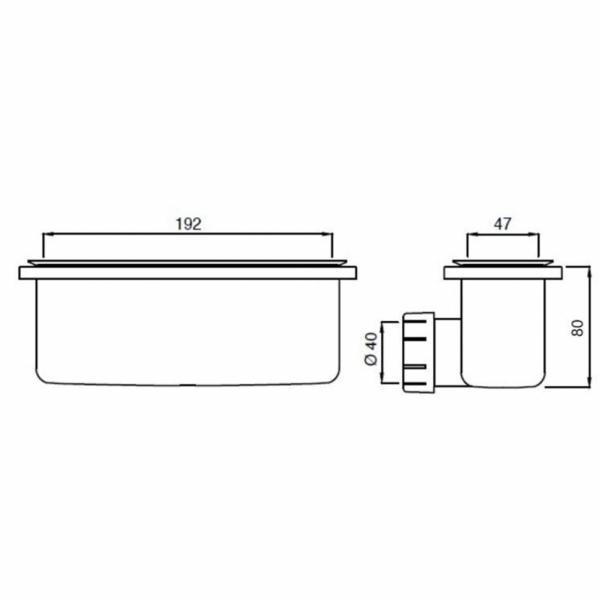 Сифон для поддона ULTRAFLAT NEW T4493V3 Сифон для поддона ULTRAFLAT NEW T4493V3